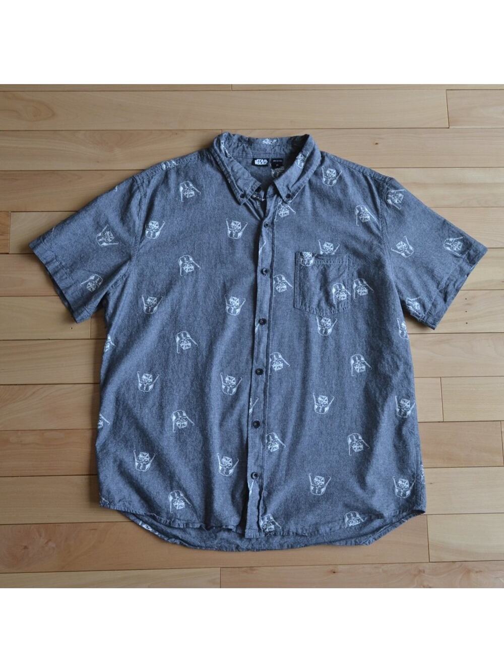 Star Wars Short Sleeve Button Down